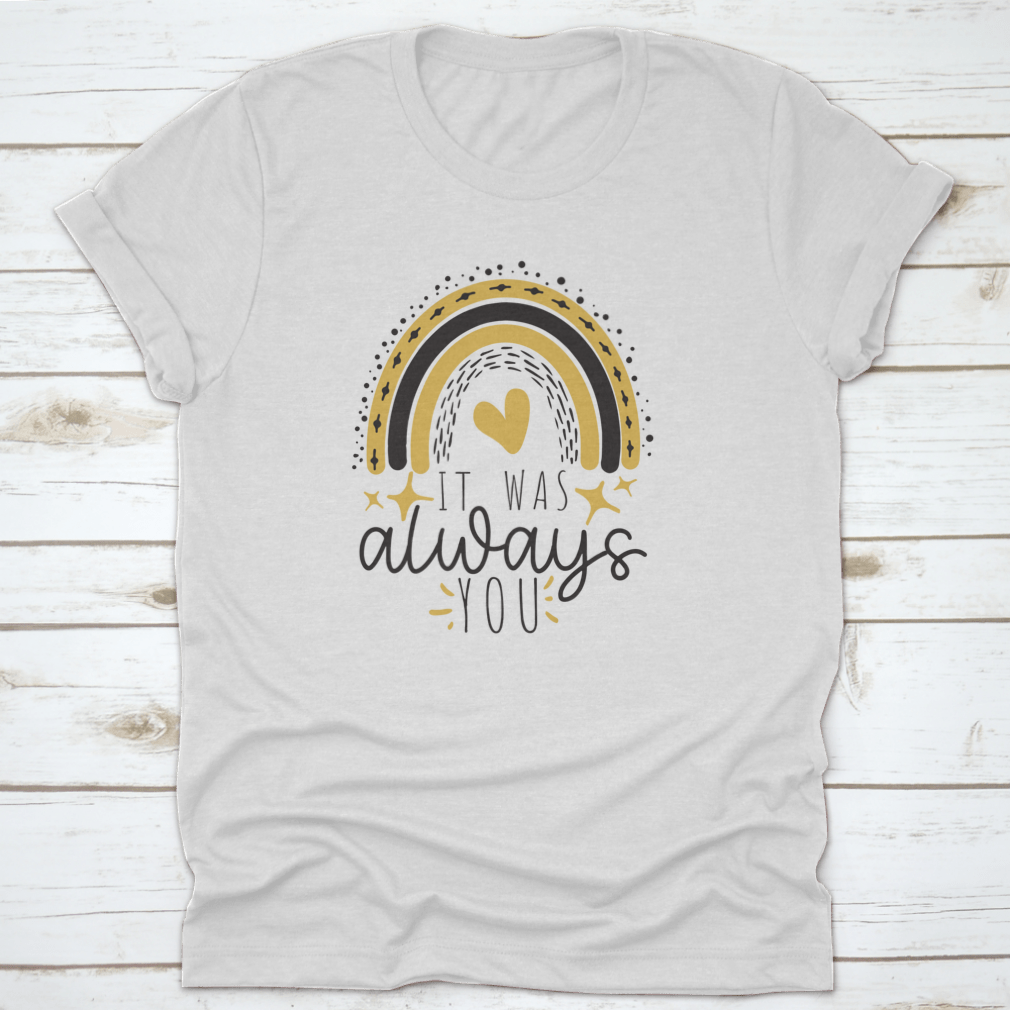 A colorful bohemian-style printable featuring motivational quotes in a rainbow design, perfect for home decor.