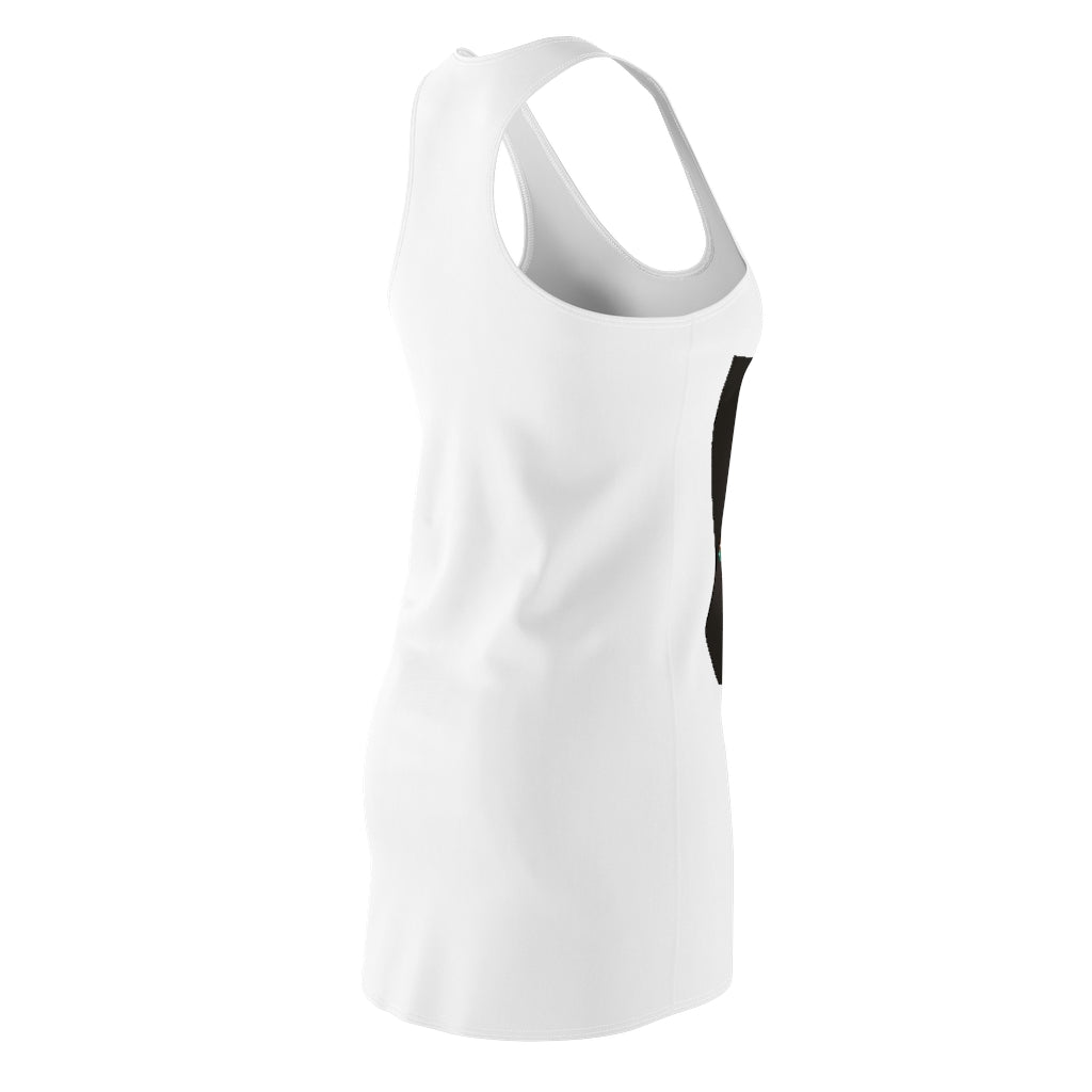 Bone Chest Women's Cut & Sew Racerback Dress in a stylish design, showcasing a feminine silhouette and sporty fit, perfect for casual and active wear.