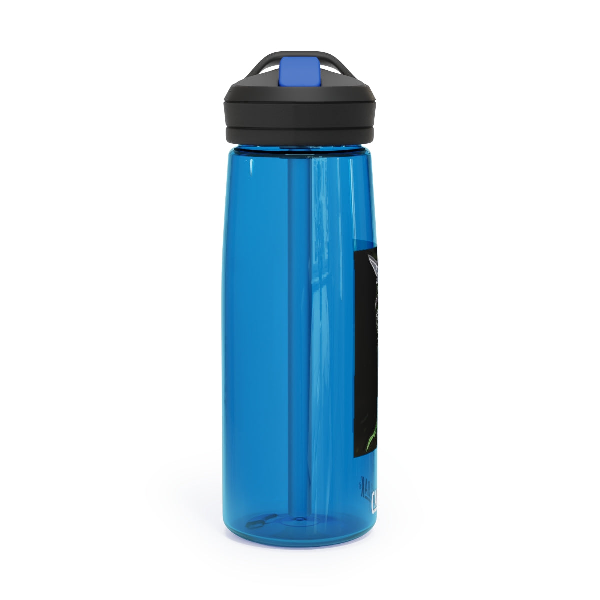 Bone Crusher Scythe CamelBak Eddy® Water Bottle in 20oz and 25oz sizes, showcasing its durable Tritan™ material and spill-proof design.