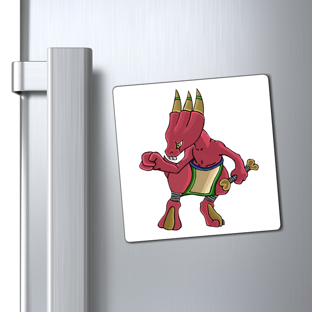 Bonegar Magnets displayed on a metallic surface, showcasing their strong hold and sleek black backing.