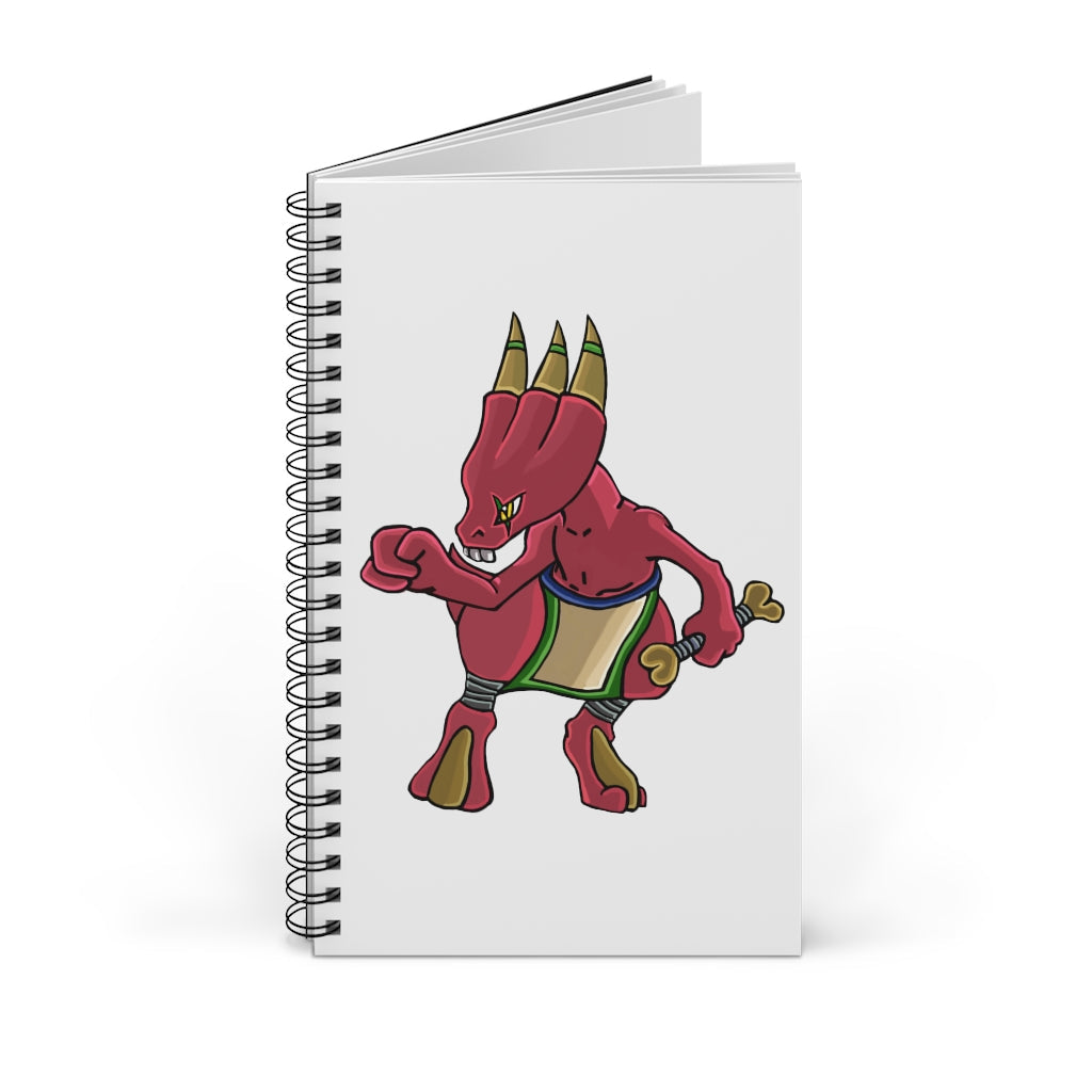 Bonegar Spiral Journal featuring a stylish front cover print and spiral binding, available in four different styles for versatile journaling.