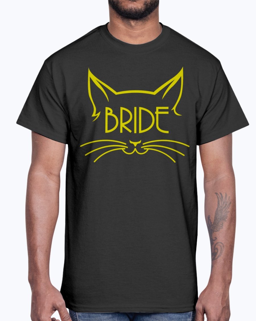 Bride Cotton Tee for bridal parties, featuring a classic fit and durable cotton blend, perfect for wedding celebrations.