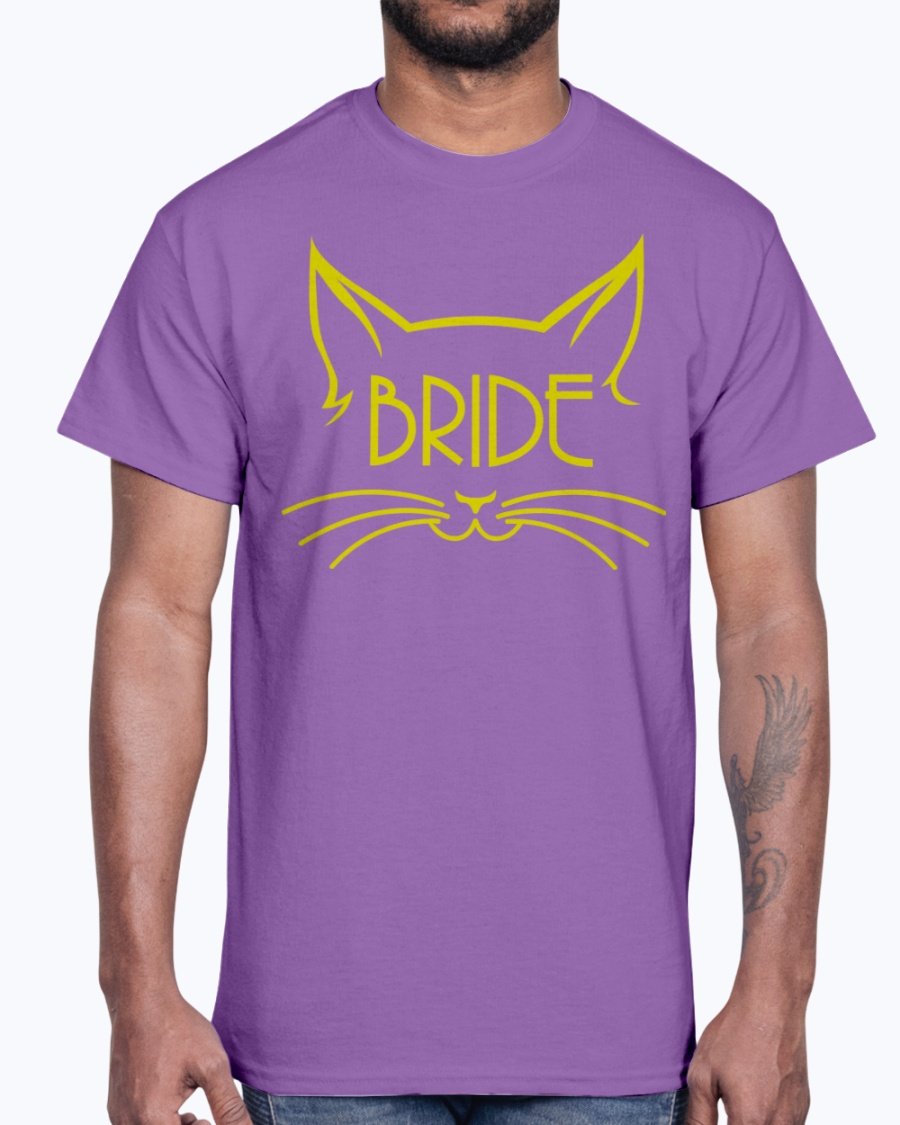 Bride Cotton Tee for bridal parties, featuring a classic fit and durable cotton blend, perfect for wedding celebrations.