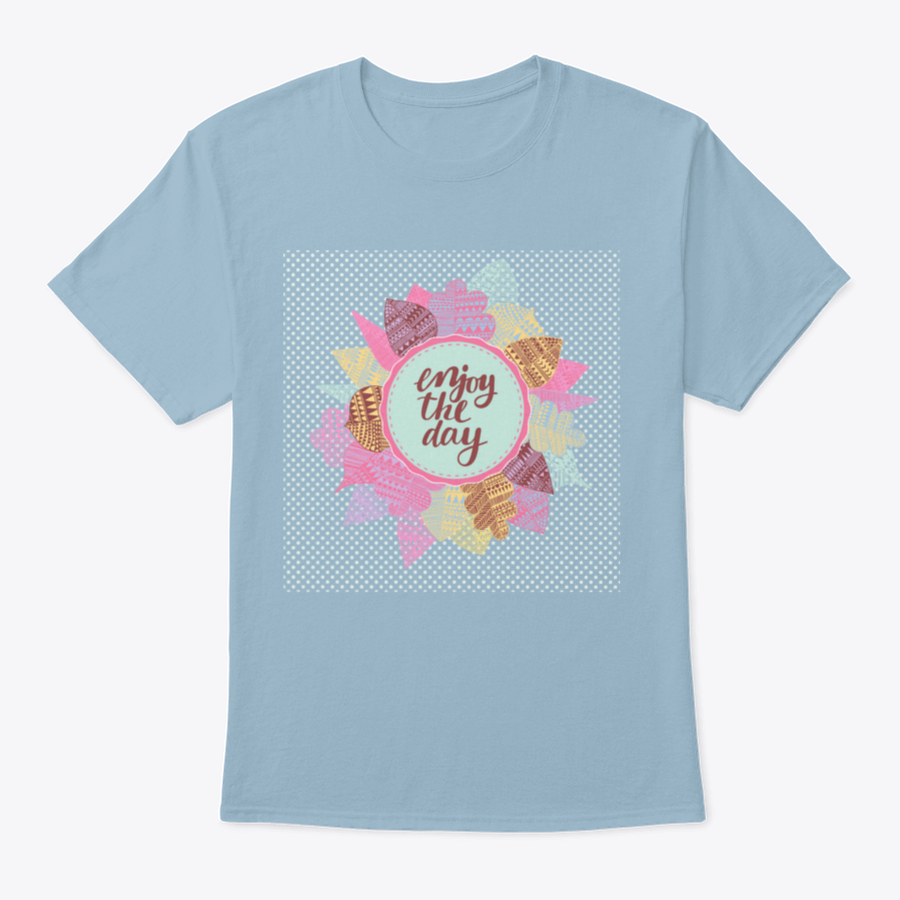 Bright Floral Card featuring cute cartoon leaves in vibrant colors, perfect for sending heartfelt messages.