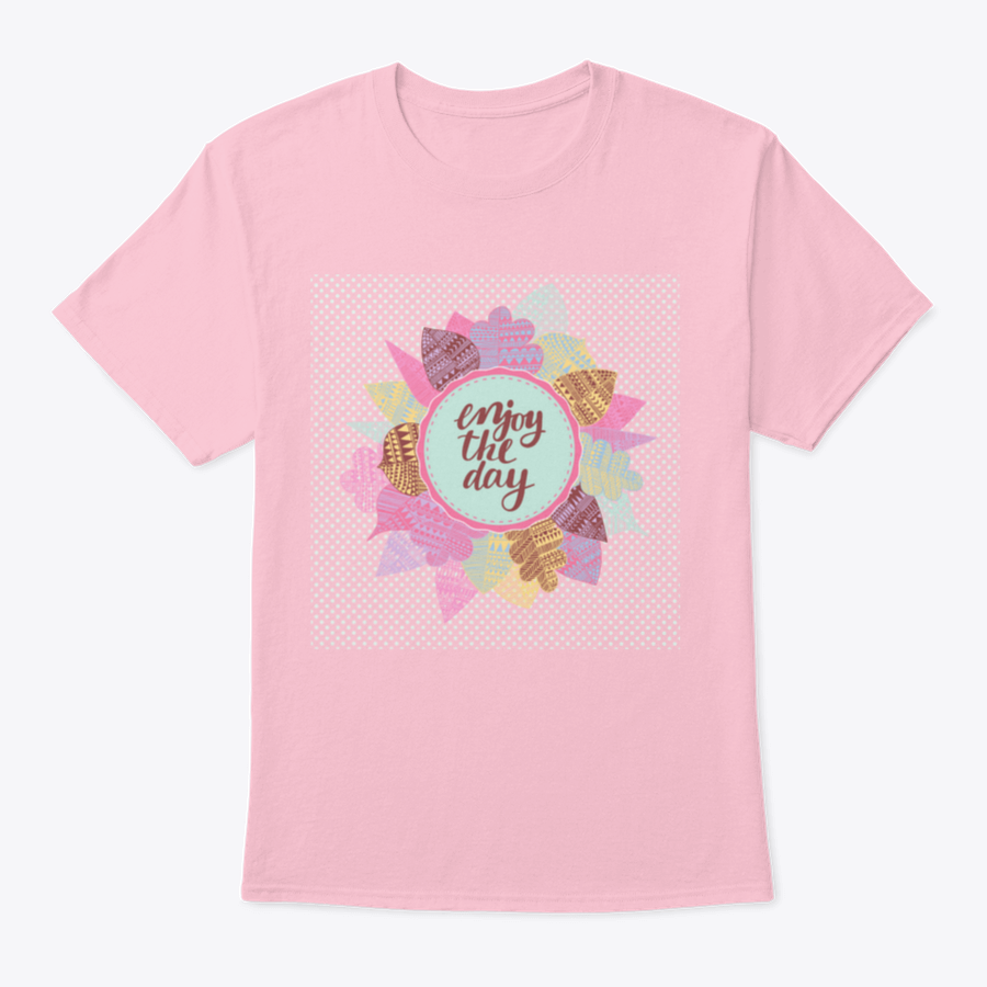 Bright Floral Card featuring cute cartoon leaves in vibrant colors, perfect for sending heartfelt messages.