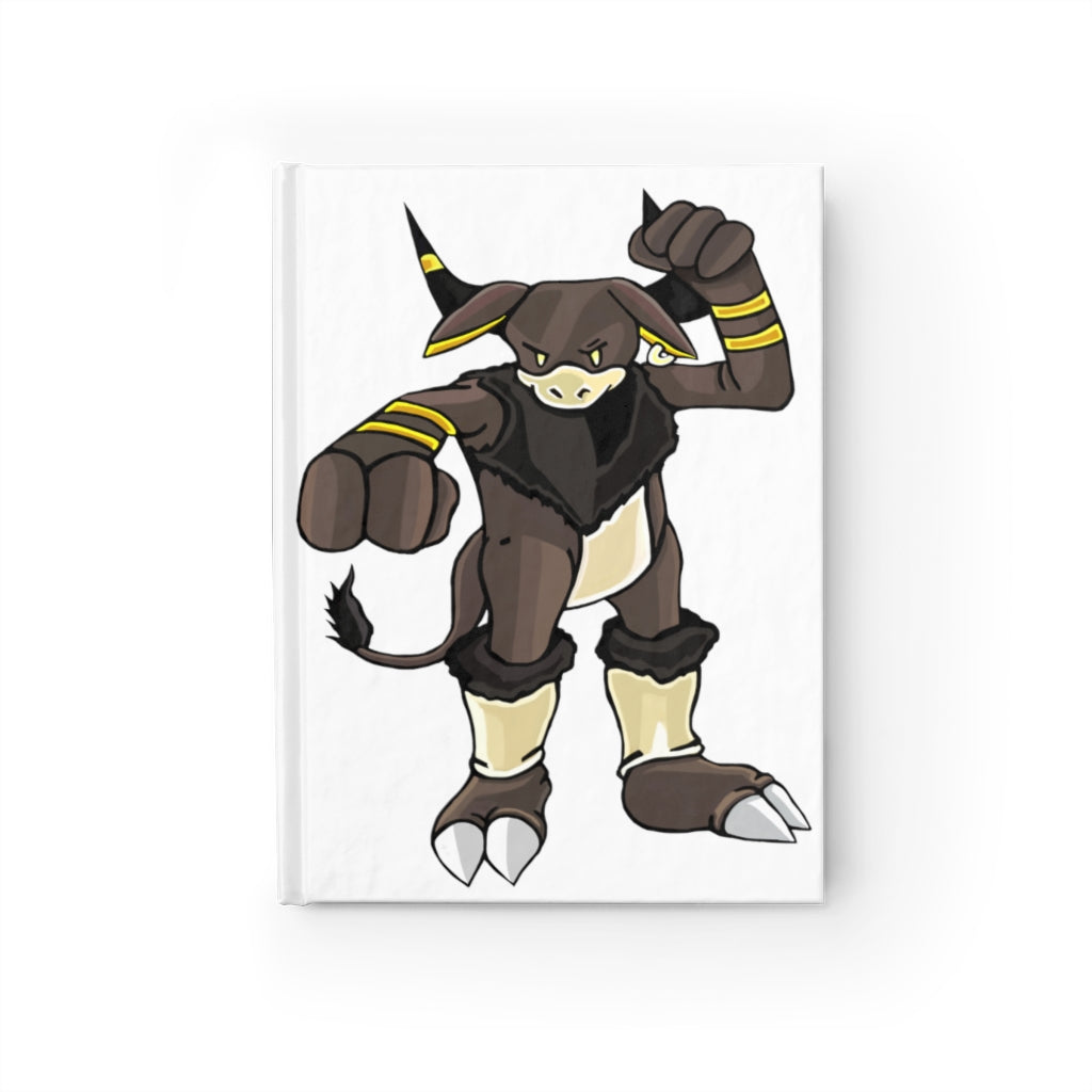 Brossox Journal - Ruled Line with hardcover, featuring a full wraparound print and 128 ruled pages for writing.