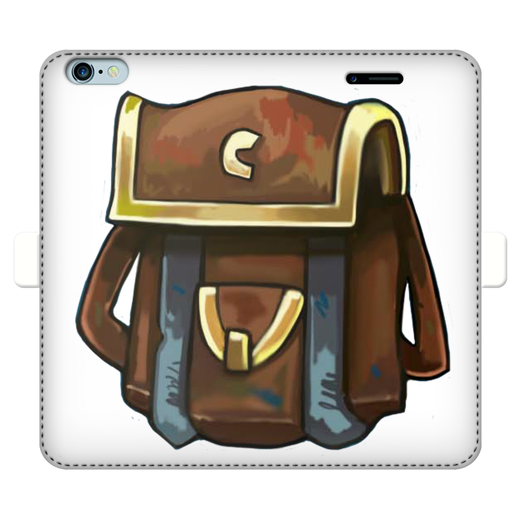 Brown Bag Fully Printed Wallet Case featuring vibrant UV-printed designs, magnetic closure, and faux leather material, suitable for iPhone and Samsung models.