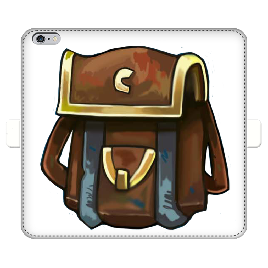 Brown Bag Fully Printed Wallet Case featuring vibrant UV-printed designs, magnetic closure, and faux leather material, suitable for iPhone and Samsung models.