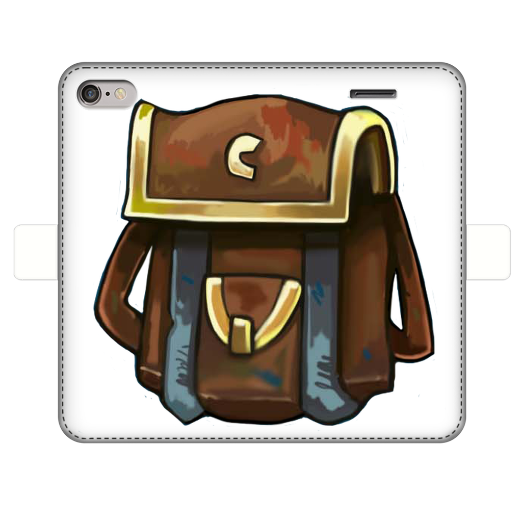 Brown Bag Fully Printed Wallet Case featuring vibrant UV-printed designs, magnetic closure, and faux leather material, suitable for iPhone and Samsung models.