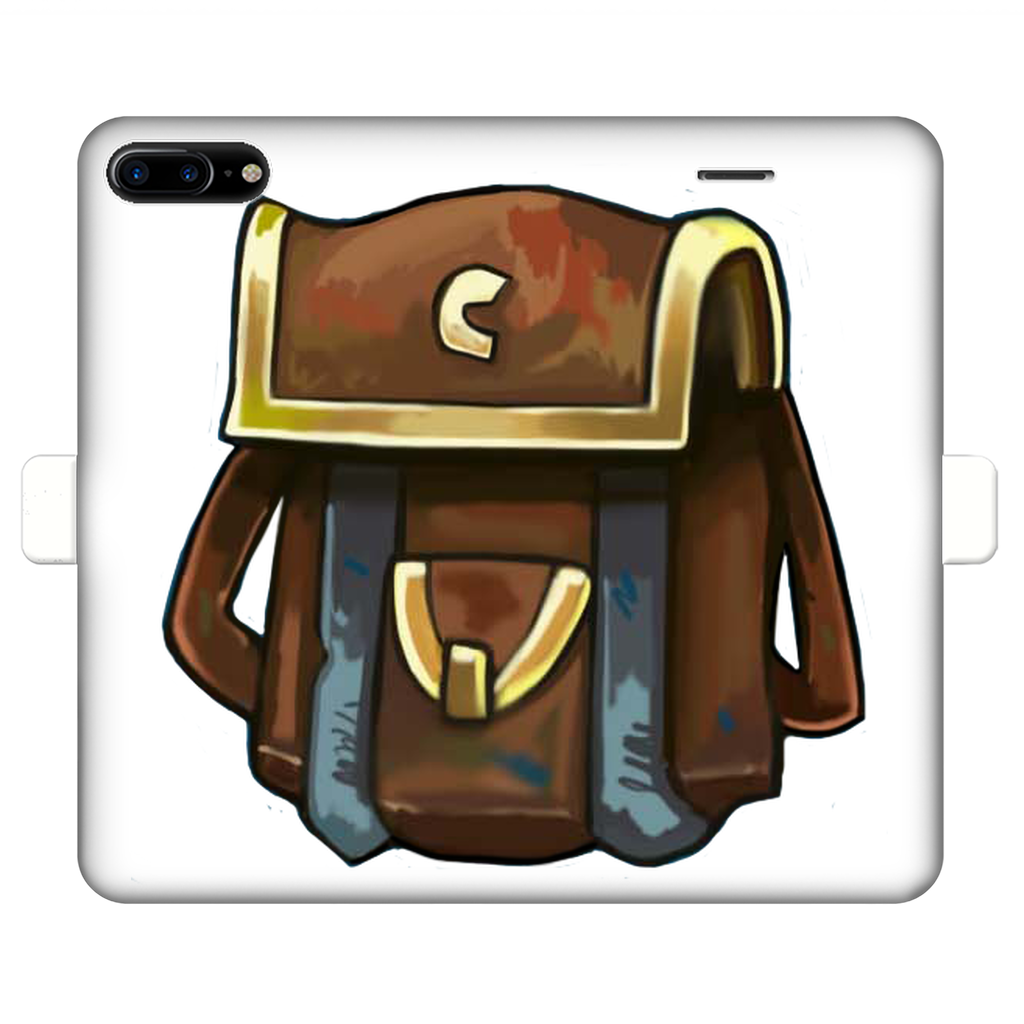 Brown Bag Fully Printed Wallet Case featuring vibrant UV-printed designs, magnetic closure, and faux leather material, suitable for iPhone and Samsung models.