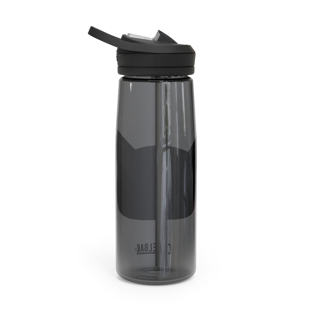 Brown Deer Head CamelBak Eddy® Water Bottle in 20oz and 25oz sizes, showcasing its unique design and durable construction.