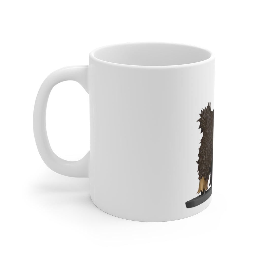 Brown Sheep Mug - Small 11oz with a scratch-resistant finish and easy-grip handle, perfect for daily use.