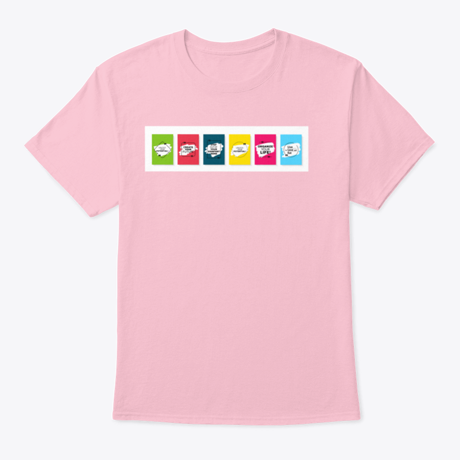 Bubbles With Quote Marks Design T-Shirt displayed on a mannequin, showcasing its classic fit and vibrant design.