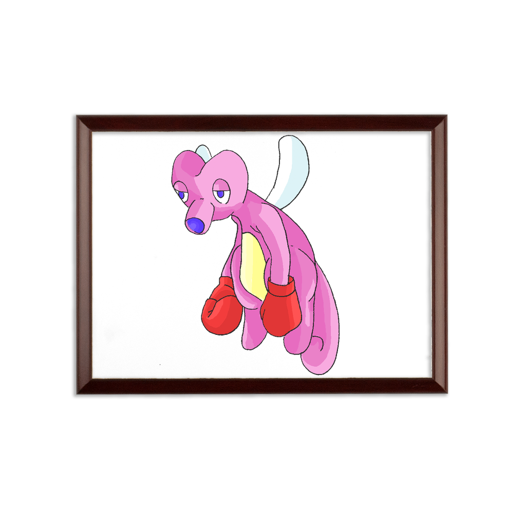 Bubbletare Sublimation Wall Plaque with brown wooden frame and white printable surface, ideal for custom certificates and awards.