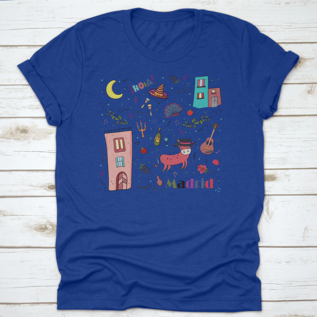 A vibrant Spanish-themed bundle set featuring a traditional sombrero, colorful maracas, and festive decorations, perfect for parties.