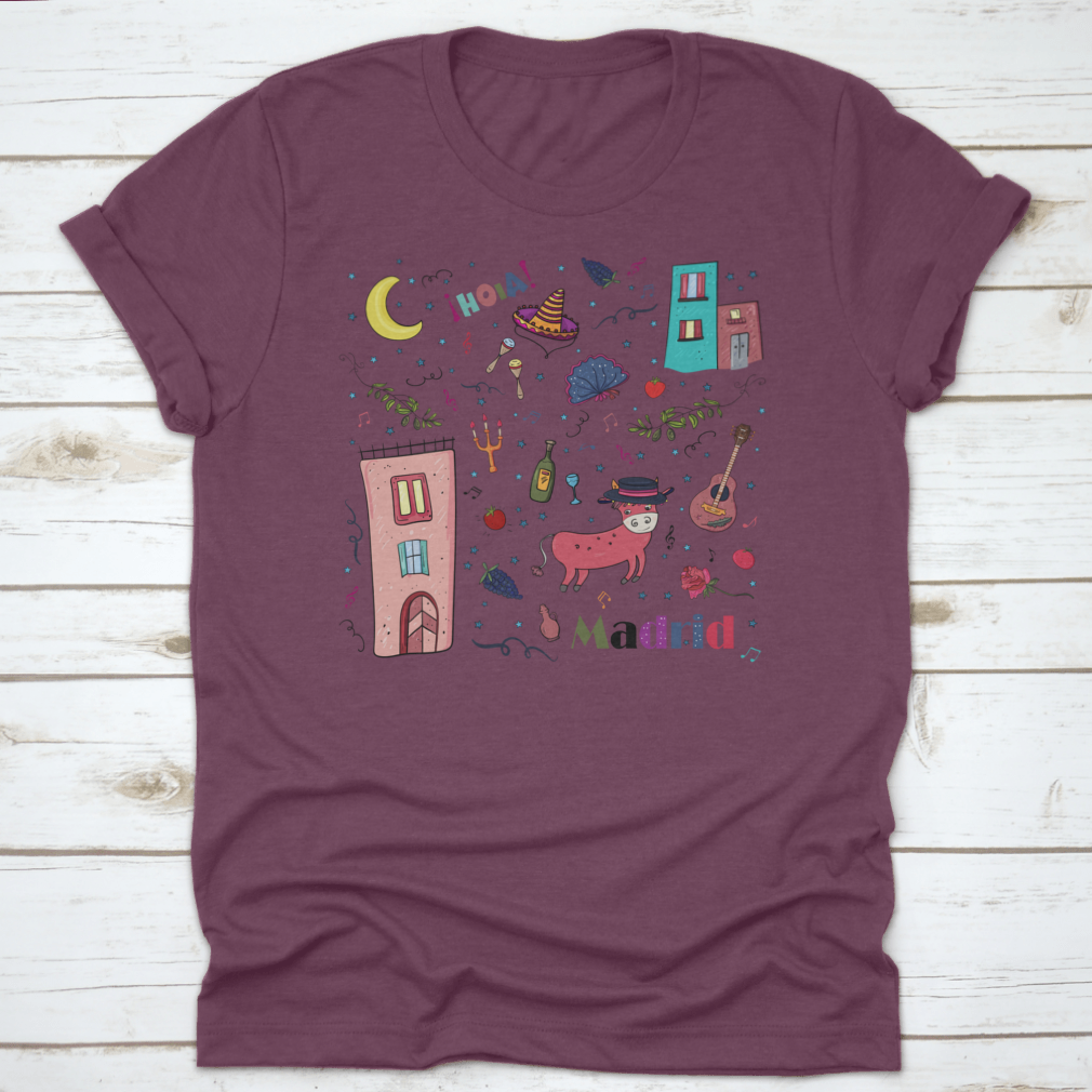 A vibrant Spanish-themed bundle set featuring a traditional sombrero, colorful maracas, and festive decorations, perfect for parties.