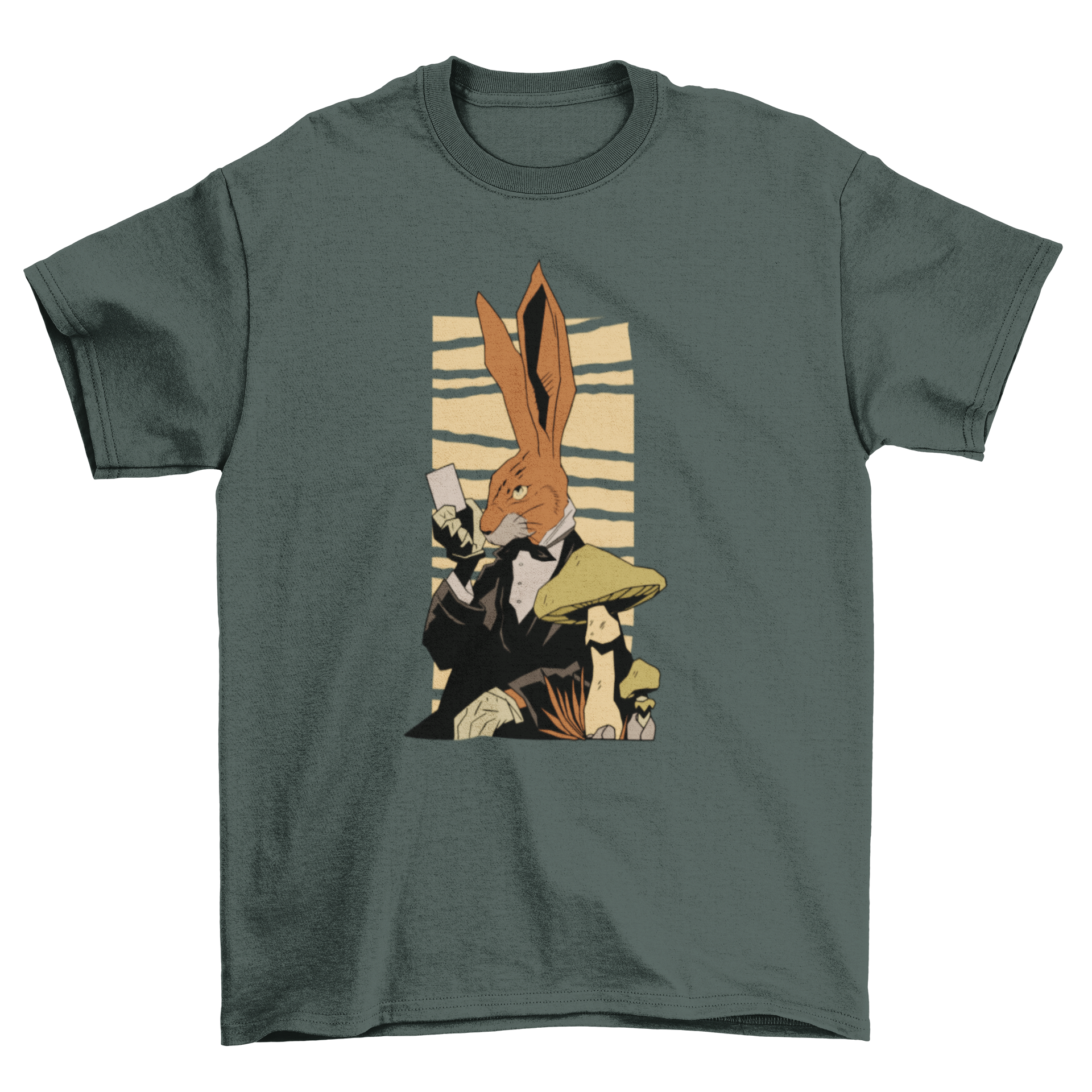 Bunny Magic T-Shirt featuring a whimsical illustration of a magic rabbit on a soft fabric.
