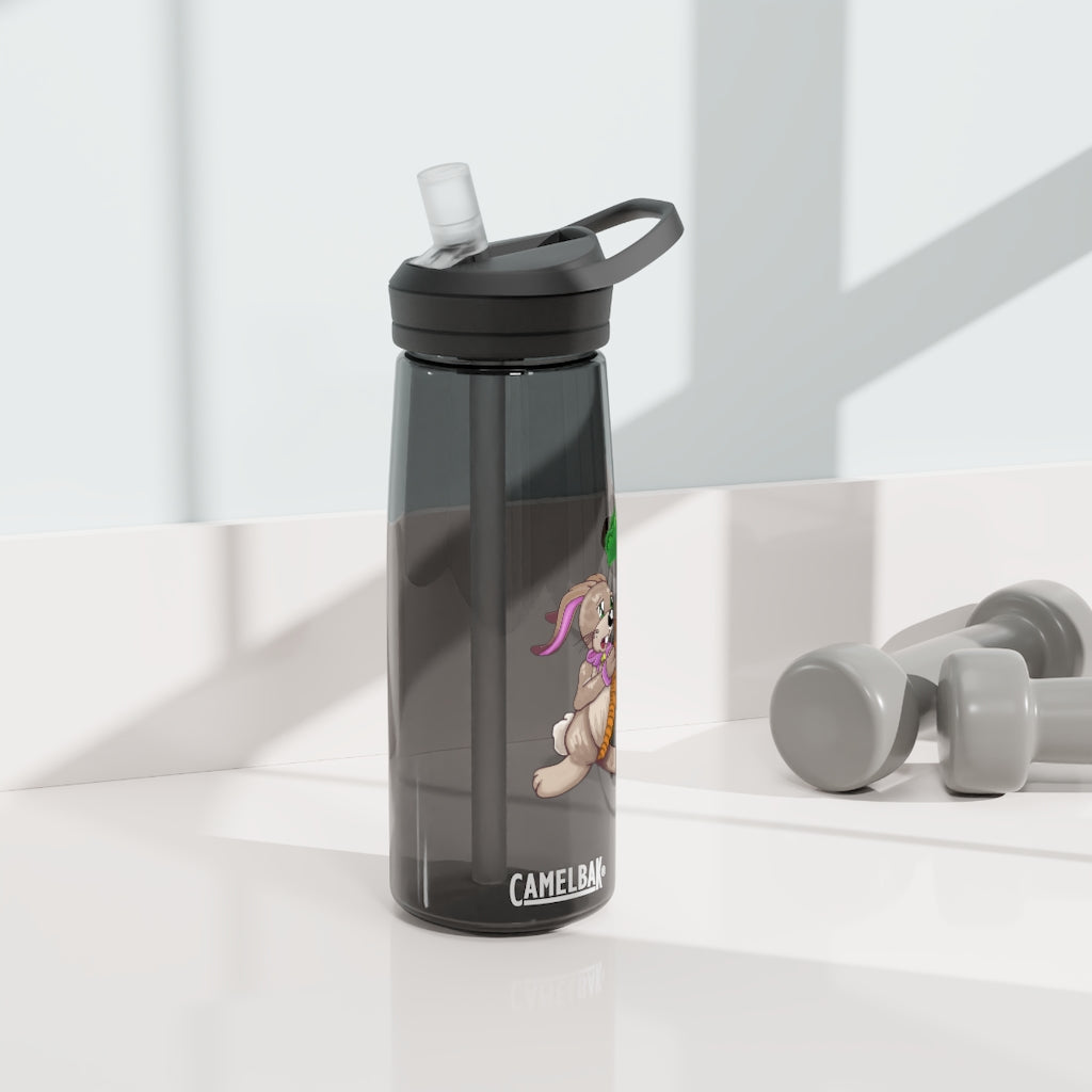 Bunny with Carrot CamelBak Eddy® Water Bottle in 20oz and 25oz sizes, showcasing its playful design and robust Tritan™ material.