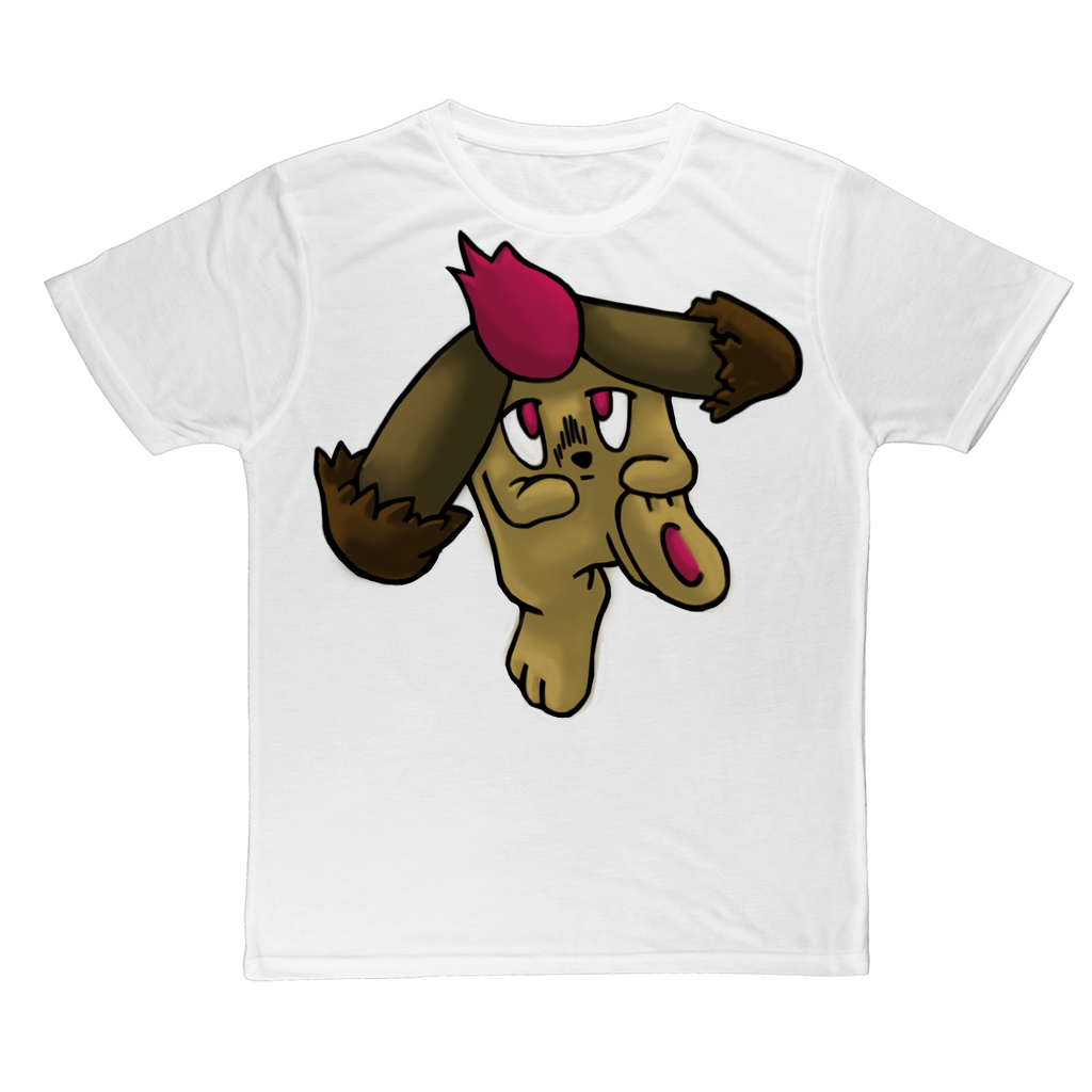 Bunyun Classic Sublimation Adult T-Shirt in various colors, showcasing its soft polyester fabric and vibrant print potential.