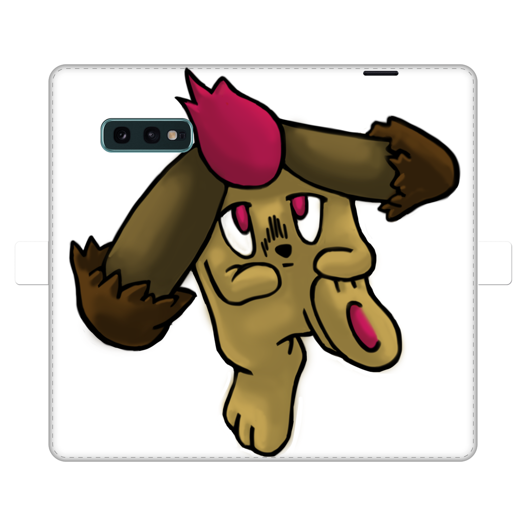 Bunyun Fully Printed Wallet Cases showcasing vibrant designs, made from faux leather, with a magnetic closure and compartments for cards and cash.