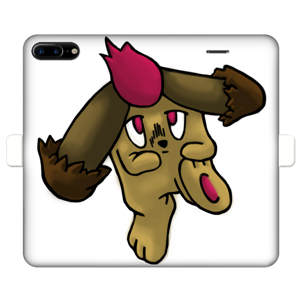 Bunyun Fully Printed Wallet Cases showcasing vibrant designs, made from faux leather, with a magnetic closure and compartments for cards and cash.