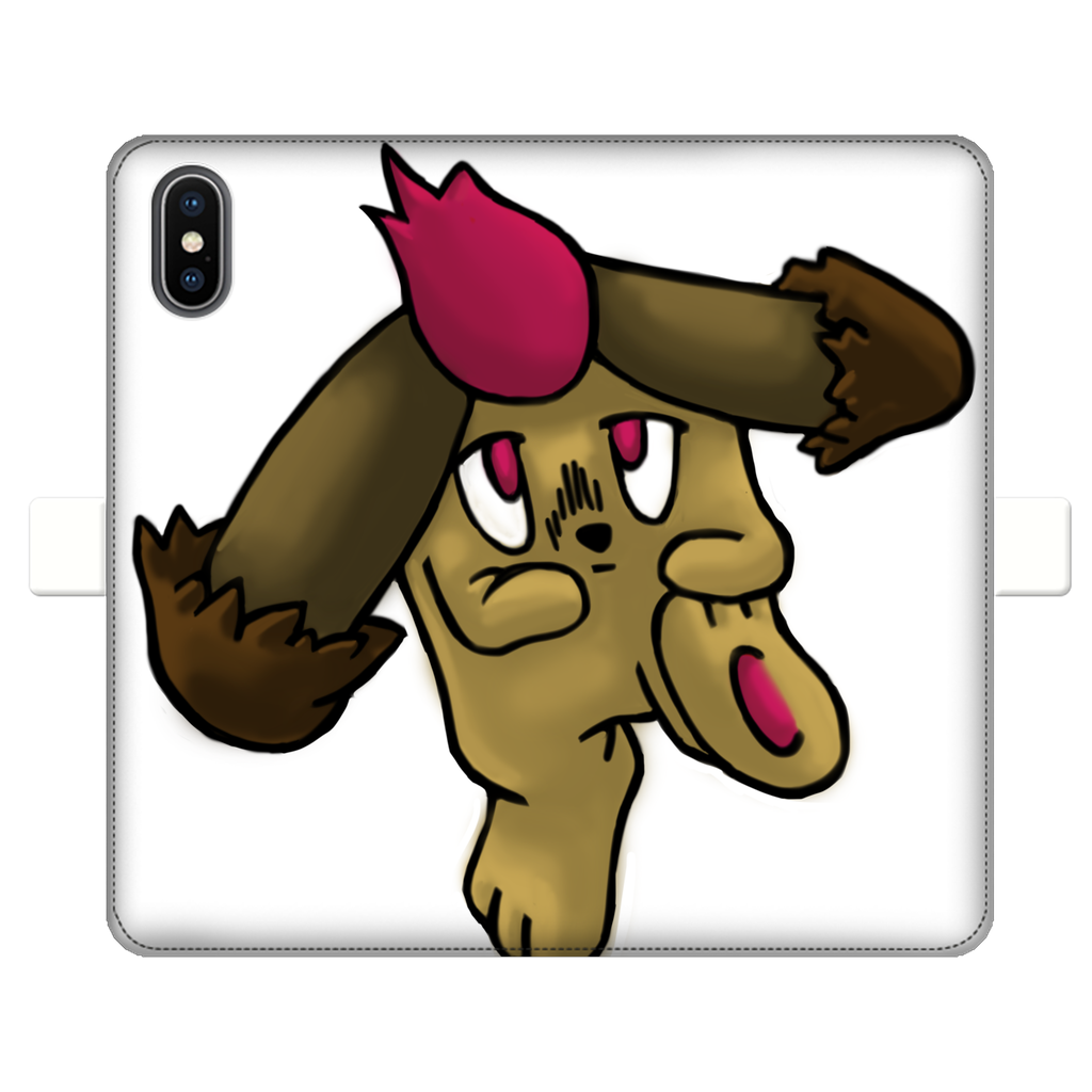 Bunyun Fully Printed Wallet Cases showcasing vibrant designs, made from faux leather, with a magnetic closure and compartments for cards and cash.