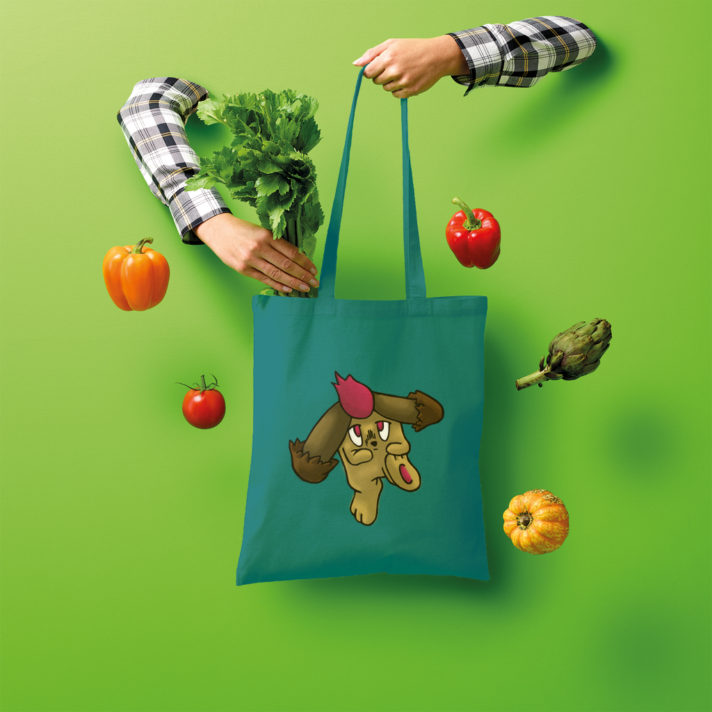 Bunyun Shopper Tote Bag made of 100% cotton, featuring a spacious design and eco-friendly attributes, perfect for shopping.