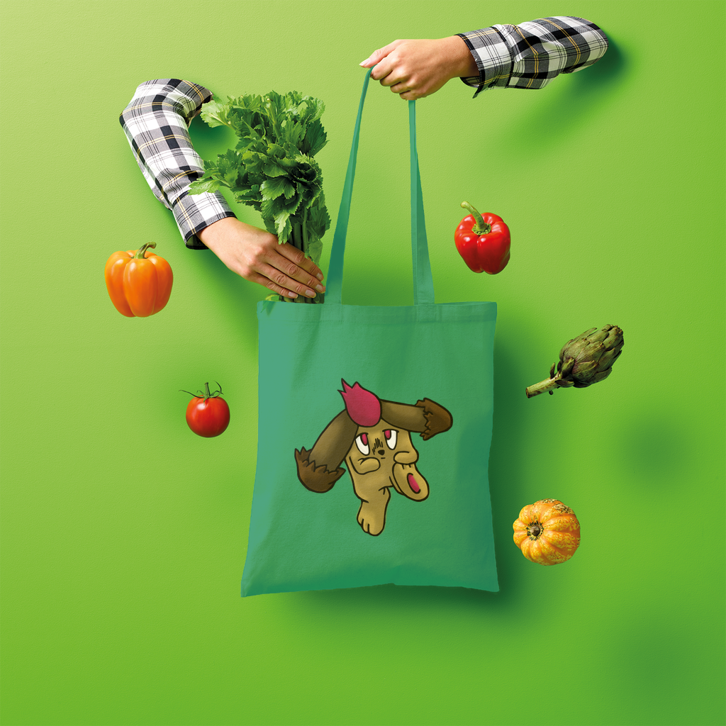 Bunyun Shopper Tote Bag made of 100% cotton, featuring a spacious design and eco-friendly attributes, perfect for shopping.