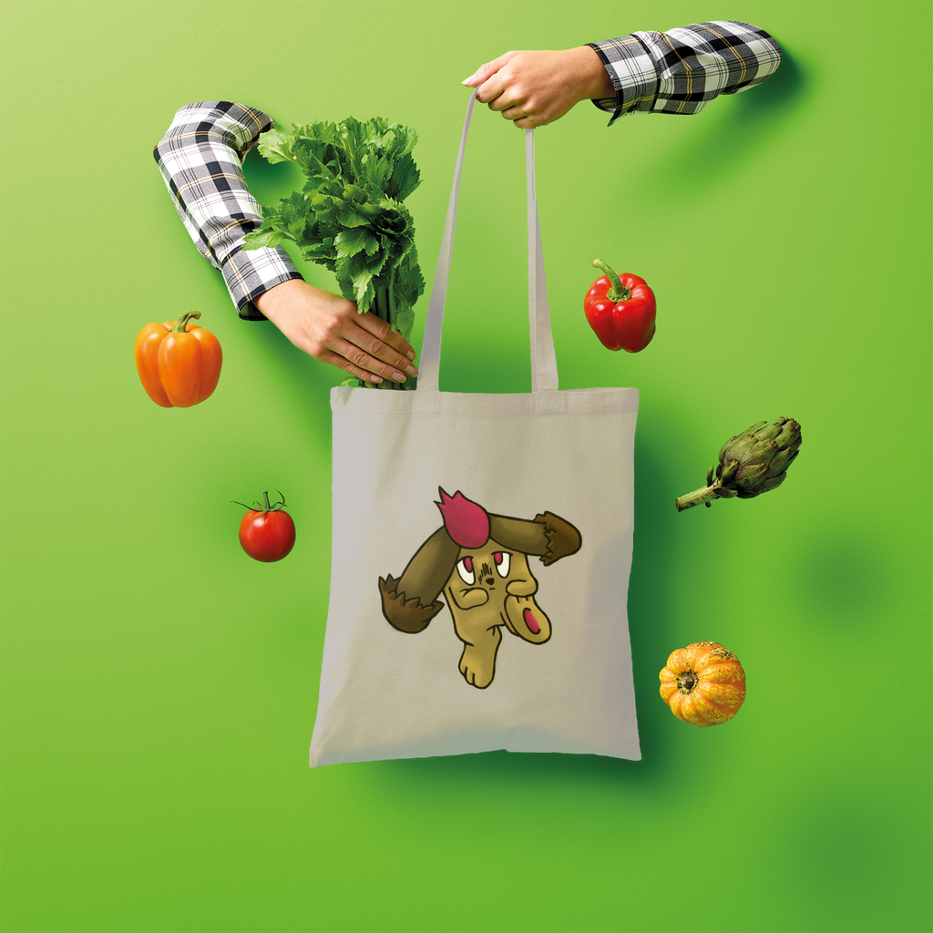 Bunyun Shopper Tote Bag made of 100% cotton, featuring a spacious design and eco-friendly attributes, perfect for shopping.