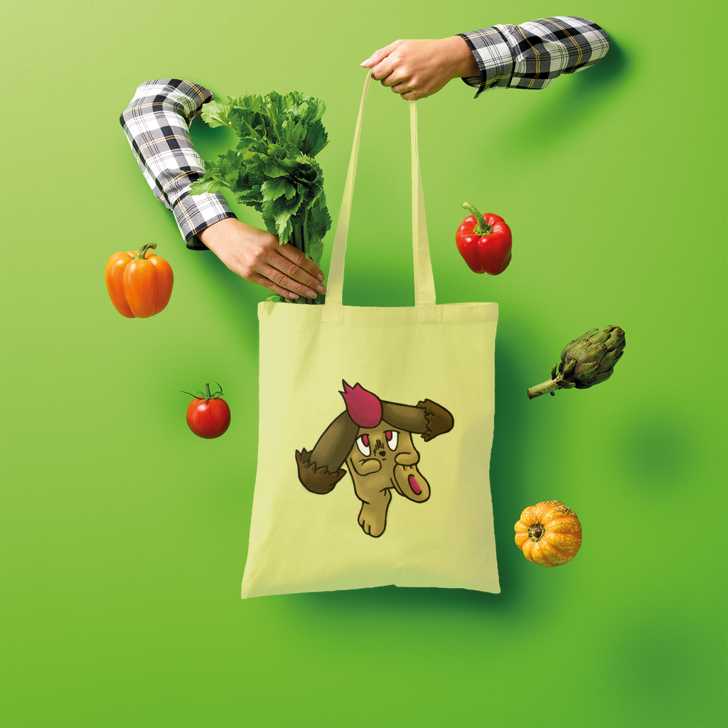 Bunyun Shopper Tote Bag made of 100% cotton, featuring a spacious design and eco-friendly attributes, perfect for shopping.