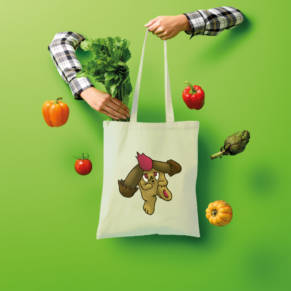Bunyun Shopper Tote Bag made of 100% cotton, featuring a spacious design and eco-friendly attributes, perfect for shopping.