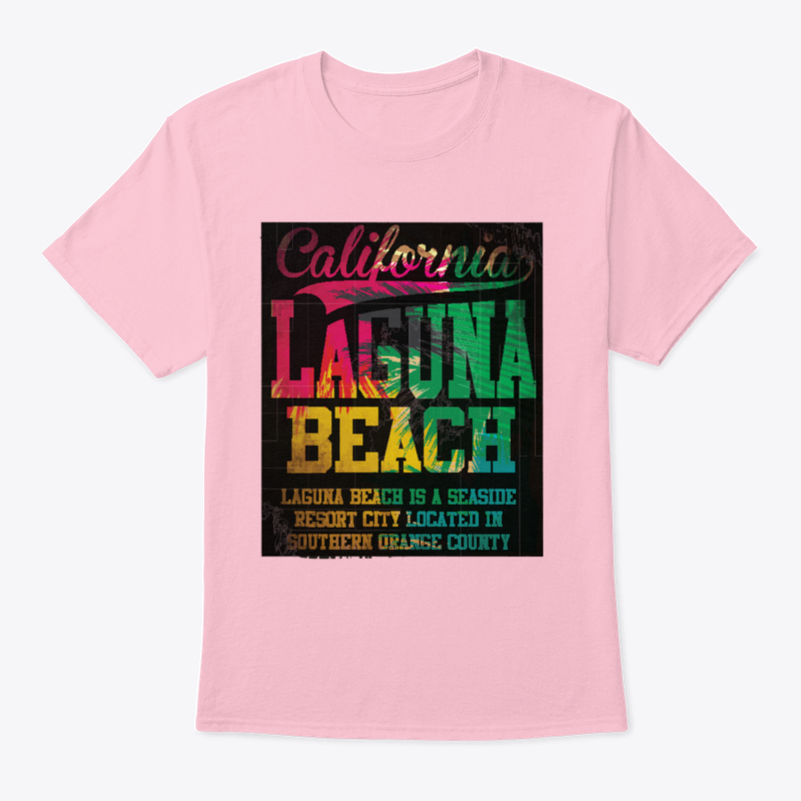 California Laguna Beach Vector Art Shirt showcasing a unique graphic design on a comfortable cotton fabric.