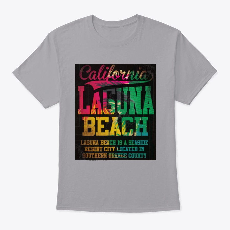 California Laguna Beach Vector Art Shirt showcasing a unique graphic design on a comfortable cotton fabric.