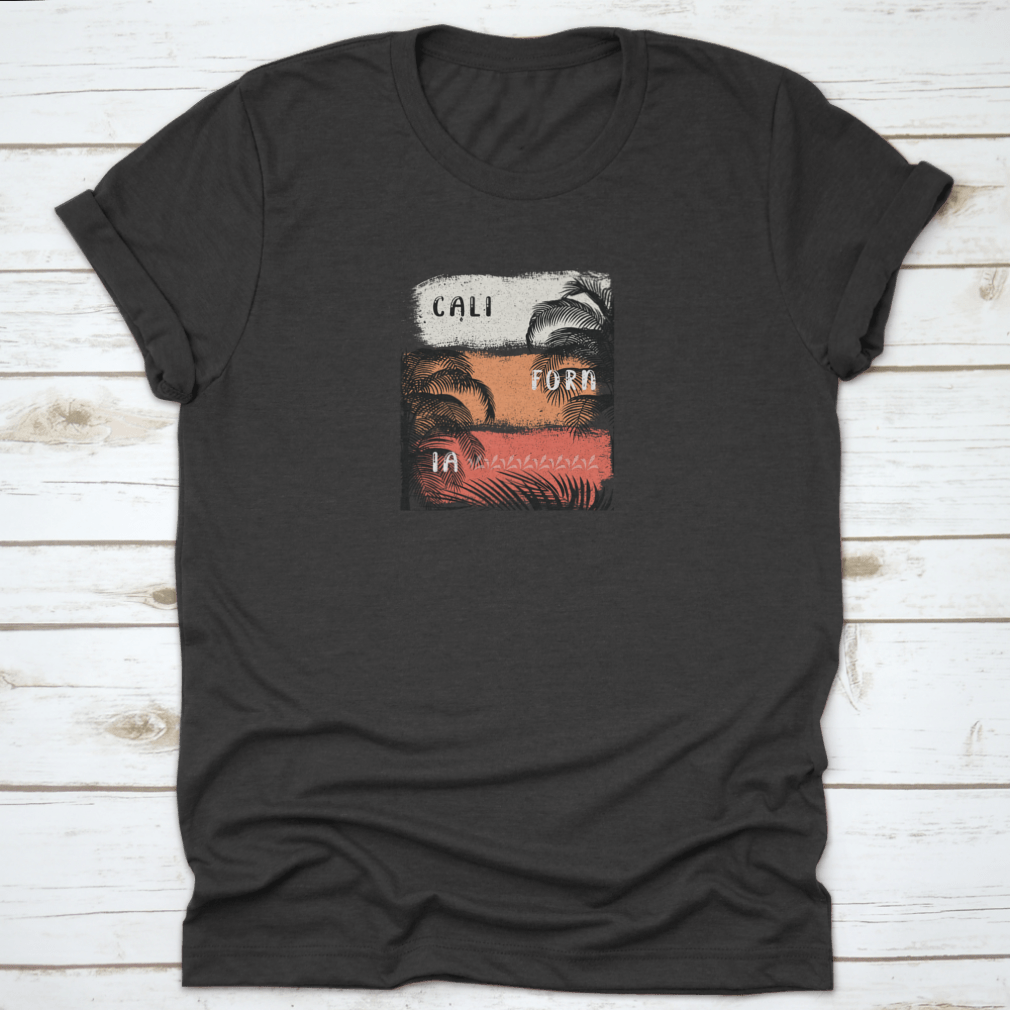 California Typography T-Shirt featuring a stylish design with a comfortable fit, made from 100% cotton.