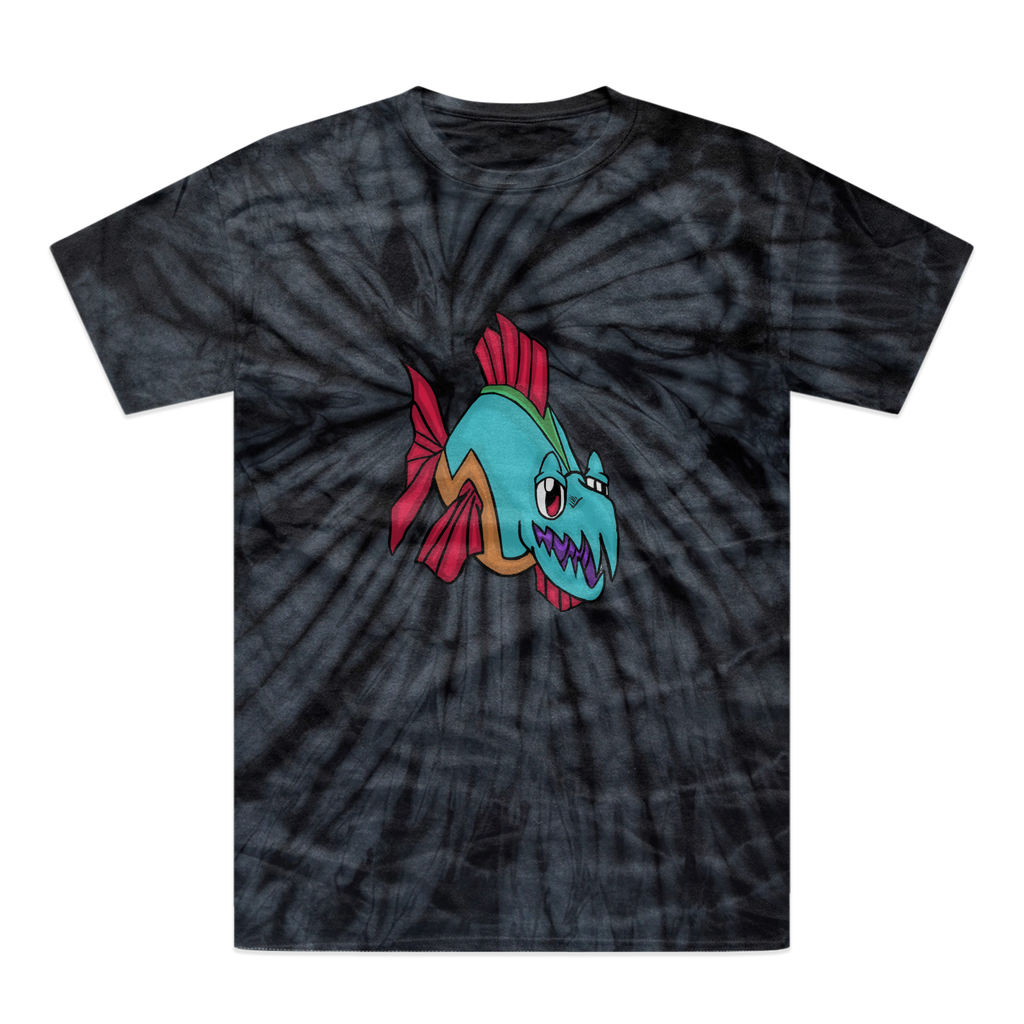 Cannip Tonal Spider Tie-Dye T-Shirt featuring vibrant colors and unique patterns, made from heavyweight cotton with a comfortable fit.