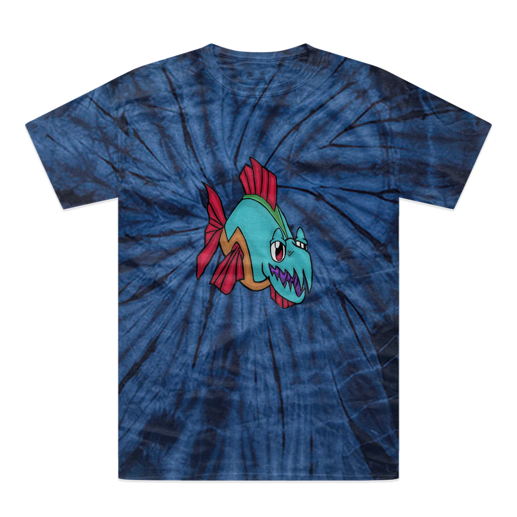 Cannip Tonal Spider Tie-Dye T-Shirt featuring vibrant colors and unique patterns, made from heavyweight cotton with a comfortable fit.