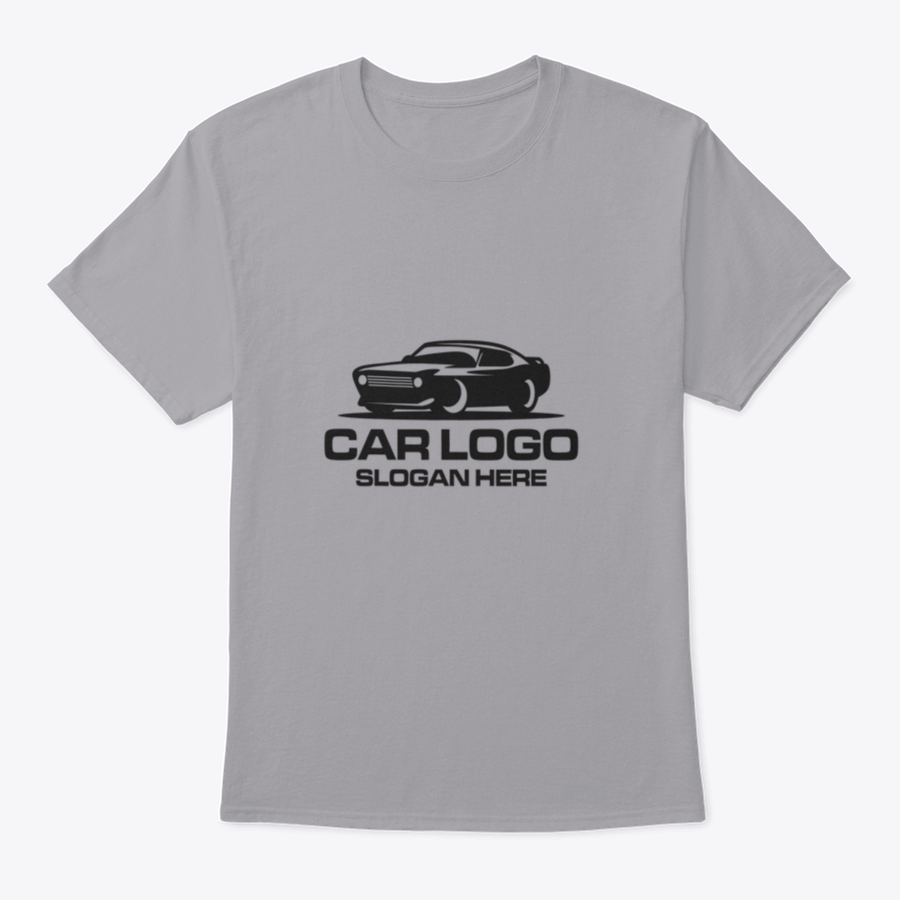 Car Logo Design Template featuring a sleek black design, ideal for custom slogans and branding.