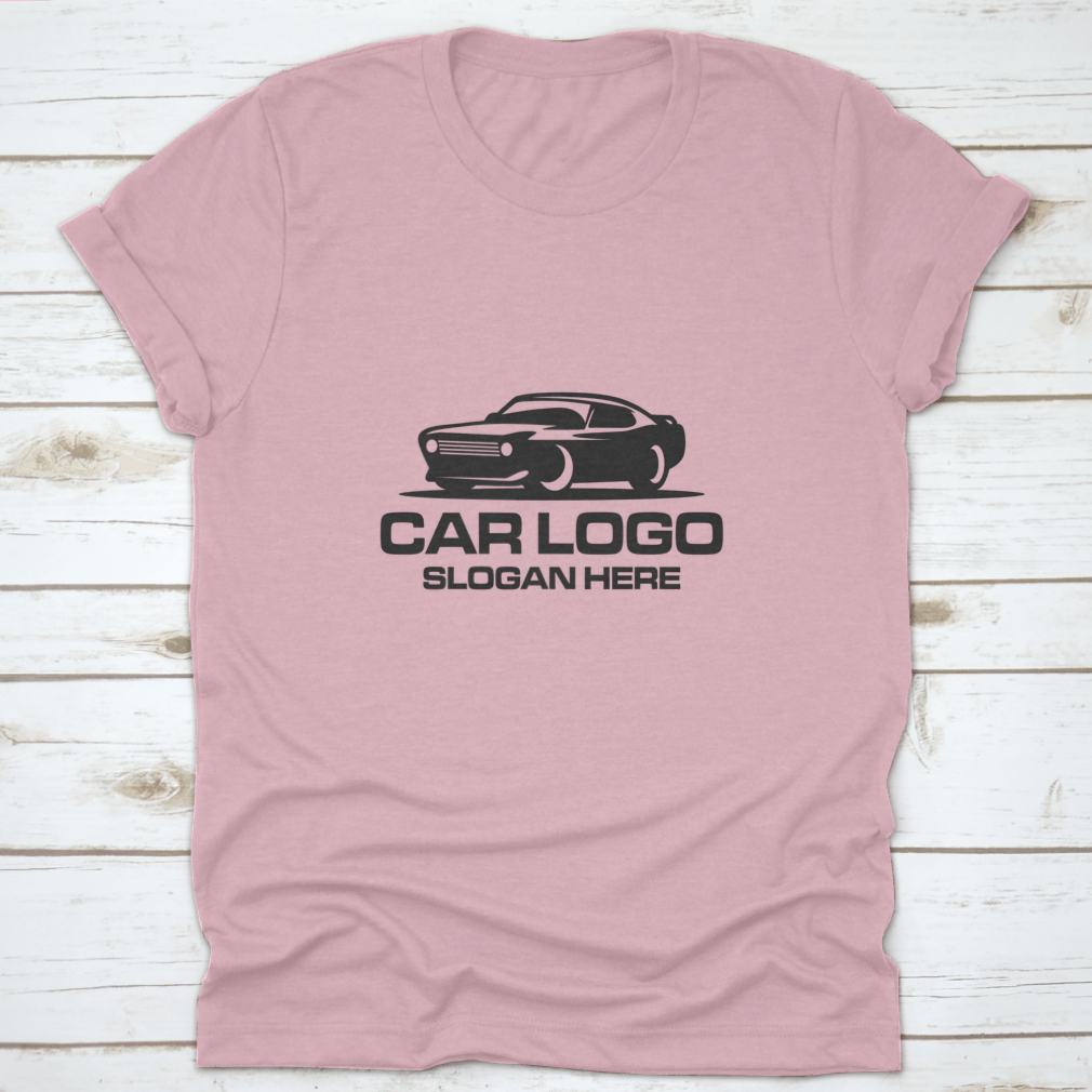 Car Logo Design Template featuring a sleek black design, ideal for custom slogans and branding.