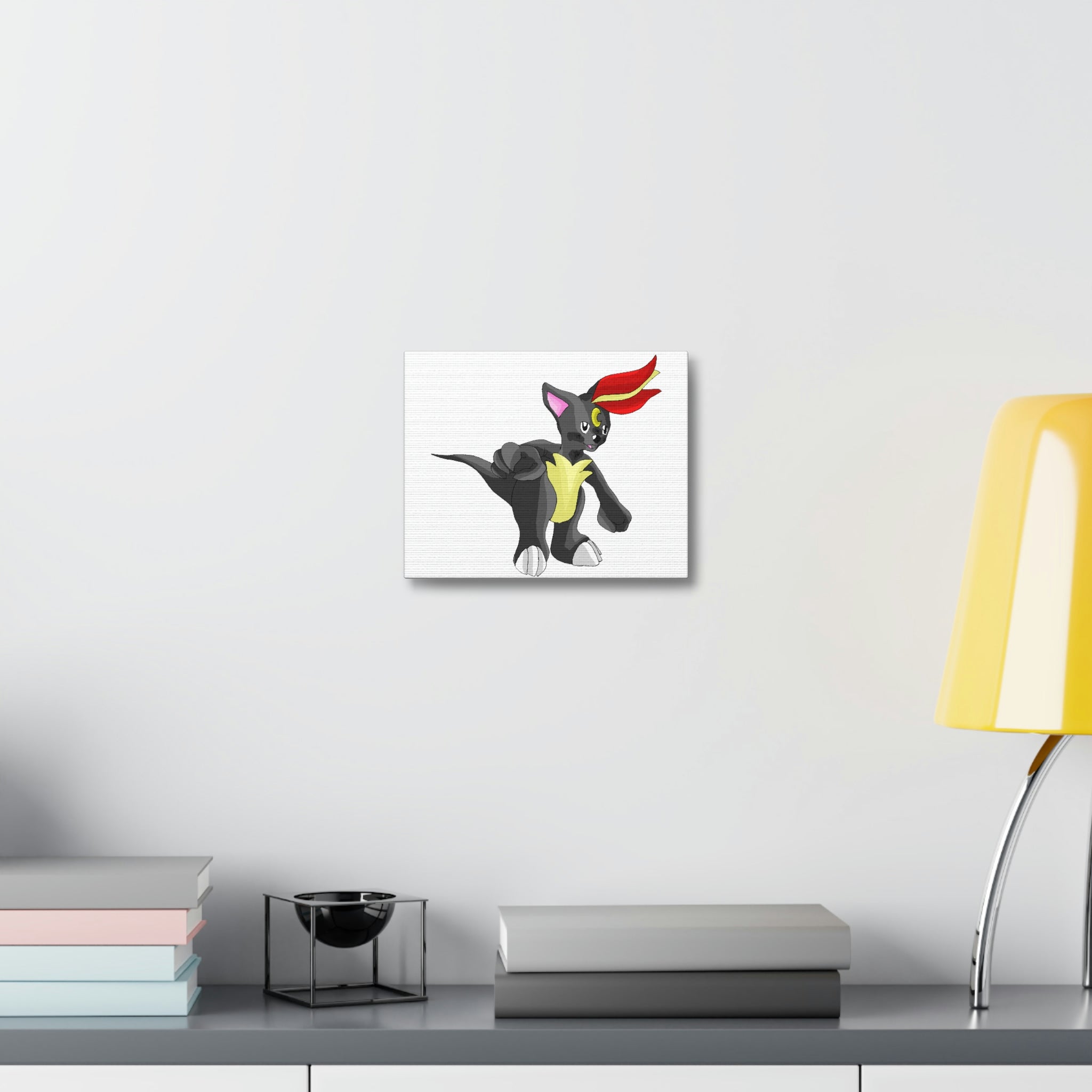 Carcoot Stretched Canvas featuring vibrant artwork on a durable wooden frame, perfect for indoor decoration.