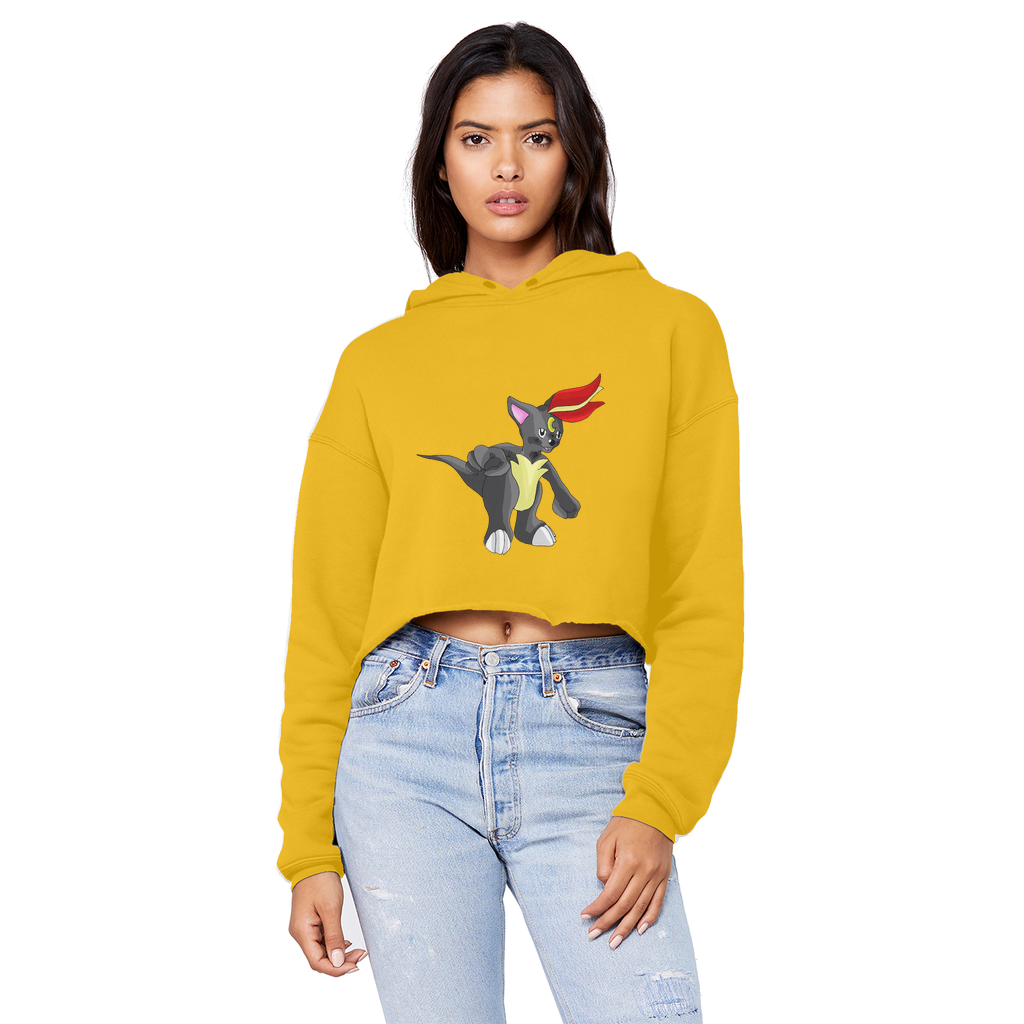 Carcoot Unisex Cropped Raw Edge Boyfriend Hoodie in various colors, showcasing its trendy design and soft fabric.