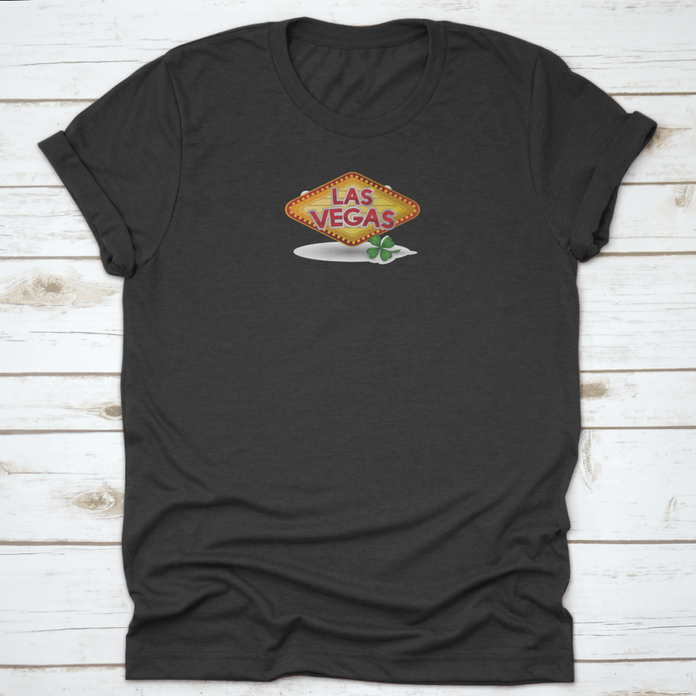 A stylish Casino Game Design Graphic Shirt featuring a vibrant vector illustration, made from 100% cotton for comfort.