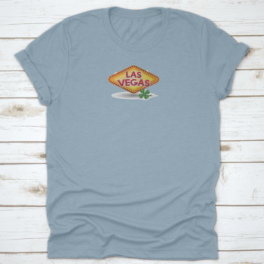 A stylish Casino Game Design Graphic Shirt featuring a vibrant vector illustration, made from 100% cotton for comfort.