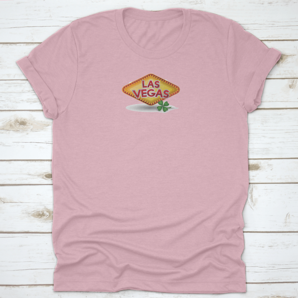 A stylish Casino Game Design Graphic Shirt featuring a vibrant vector illustration, made from 100% cotton for comfort.