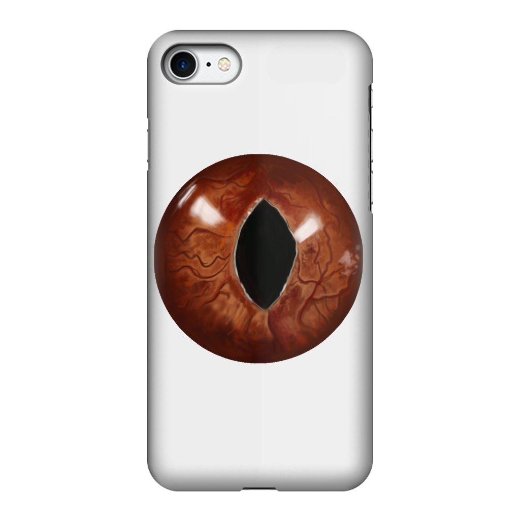 Cat Eyes Fully Printed Tough Phone Case showcasing vibrant cat eyes design with dual-layer protection.
