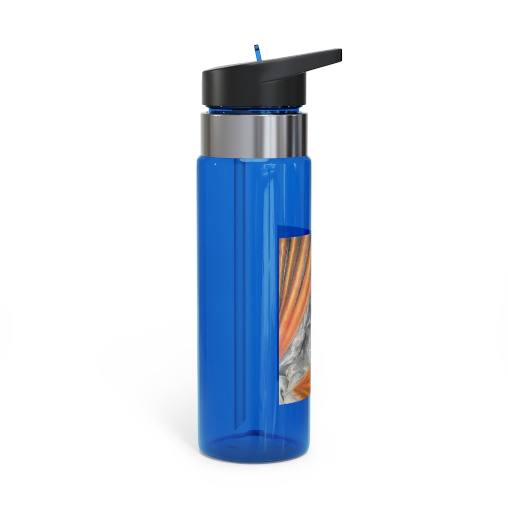 Cat Rays Kensington Tritan™ Sport Bottle in vibrant colors with a carabiner hook, showcasing its durable design and straw lid.