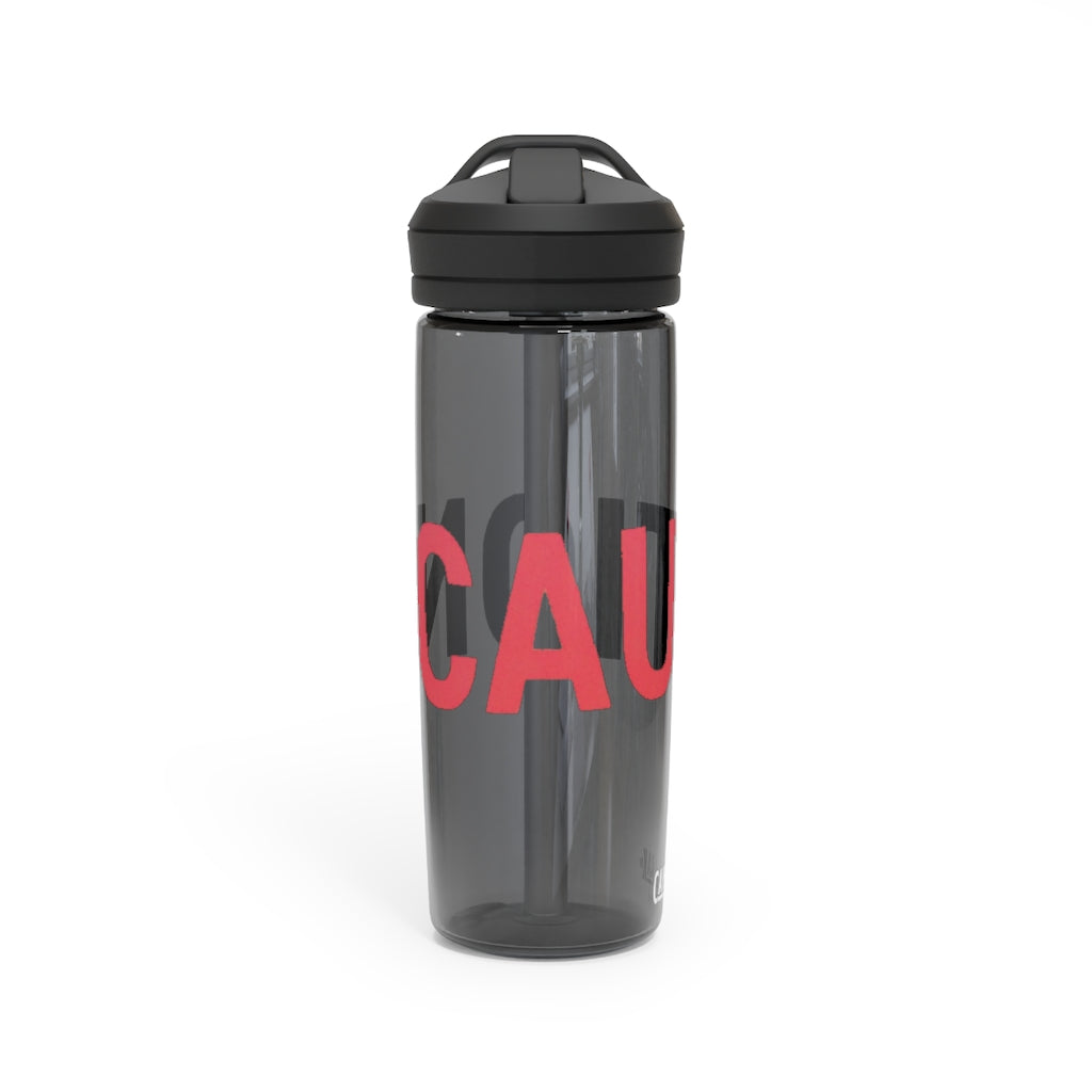 CamelBak Eddy® Water Bottle in 20oz and 25oz sizes, made from durable Tritan™ material, featuring a spill-proof biting valve and easy-carry handle.