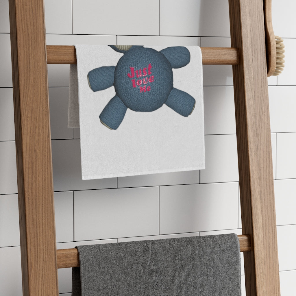 CG Bear Rally Towel featuring soft cotton and printed mink polyester, measuring 11x18 inches, ideal for sports and events.