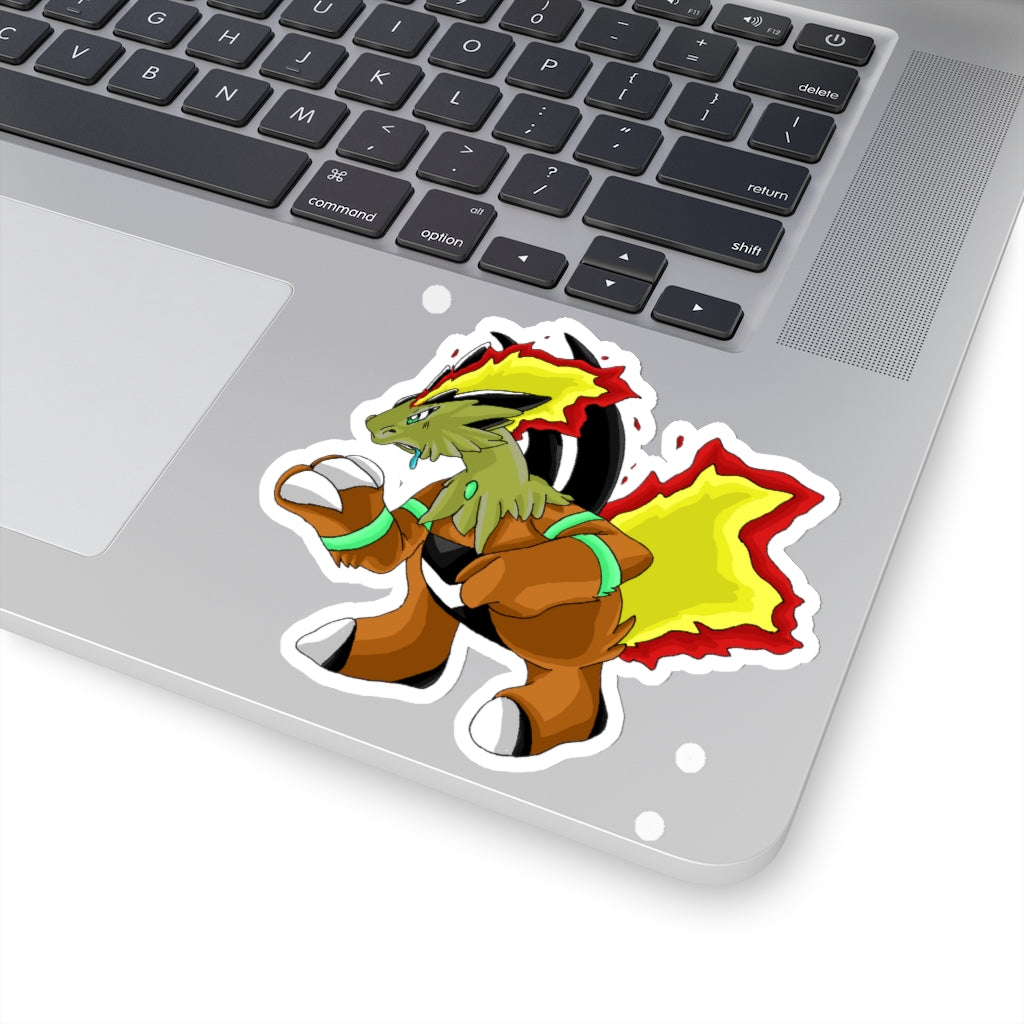 Chibakzu Kiss-Cut Stickers showcasing various shapes and sizes on a white background.