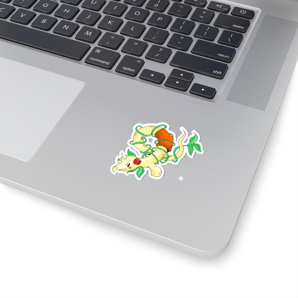 Chickgoton Kiss-Cut Stickers showcasing various shapes and sizes on a white background.