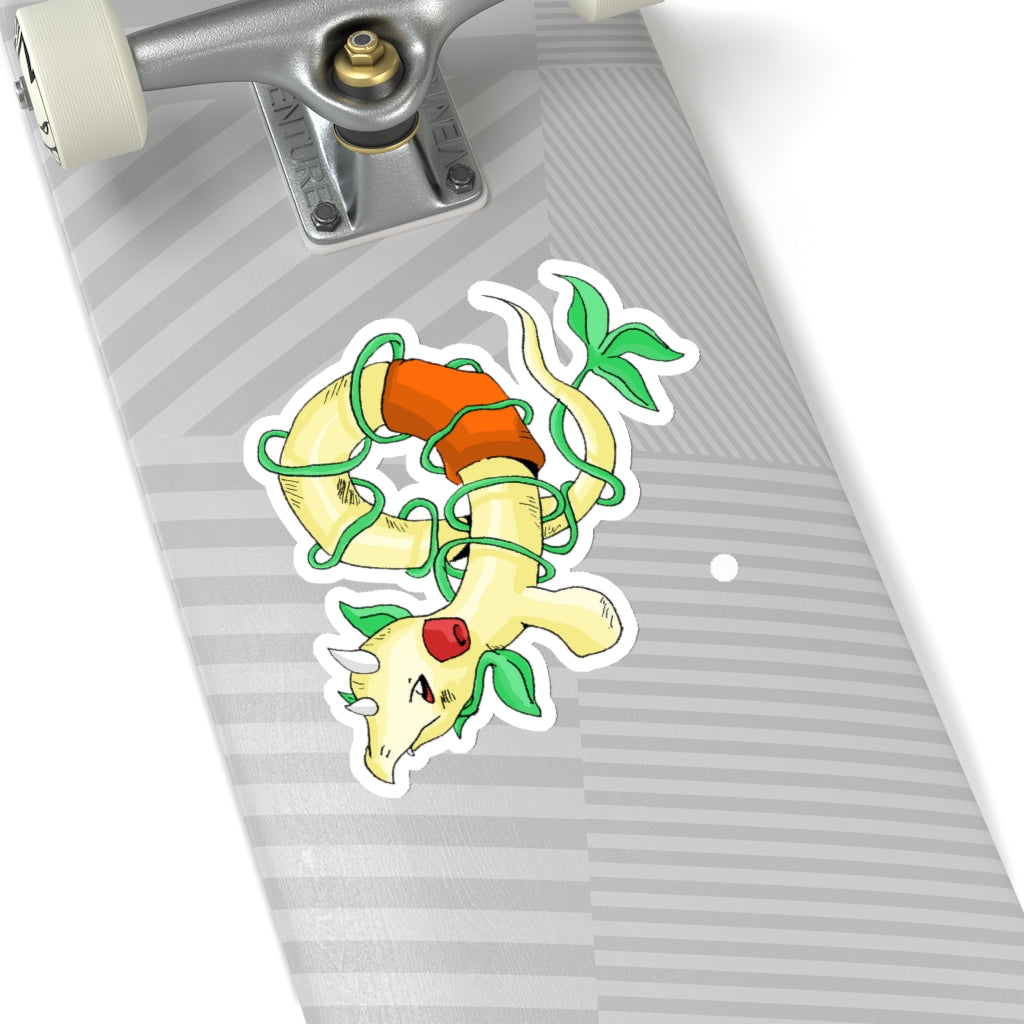 Chickgoton Kiss-Cut Stickers showcasing various shapes and sizes on a white background.